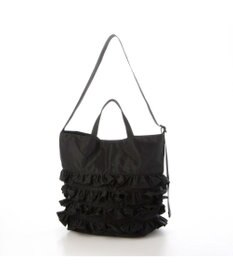 UNBILLION カシュカシュ cachecache / ナイロンフリル2wayトートバッグ