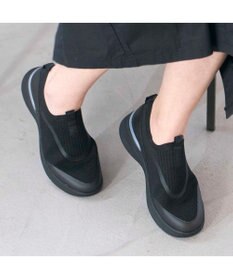 ing <ing>【レイン対応】ニットスリッポンスニーカー