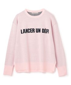 UNFILO スポンジニット ロゴジャガード