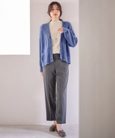 ANY 【洗濯機可】ラメハイネックＴシャツ