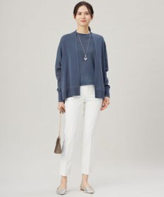 自由区 【アンサンブル対応・洗える】ドライシアーファインゲージ カーディガン