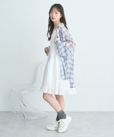 earth music&ecology シアーチェックシャツ