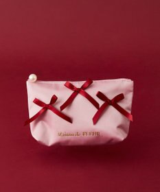 Maison de FLEUR リボンサテンポーチ