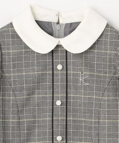 組曲 KIDS 【110-140cm】グレンチェック ワンピース