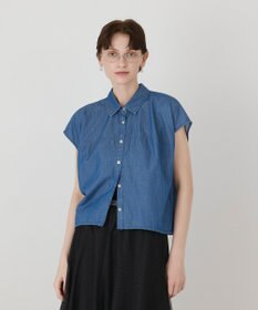 GRACE CONTINENTAL シアーデニムドルマントップ