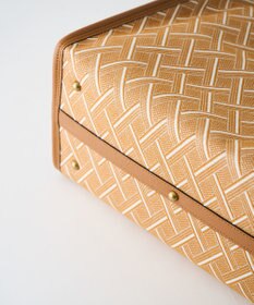 MIYABIYA LAQUOH クロス柄ジャガードトートバッグ S