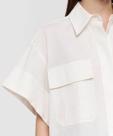 JOSEPH ポプリンコットン　ショートスリーブシャツ