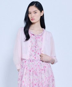 TOCCA 【星風まどかさん着用】SHEER CARDIGAN カーディガン ピンク系