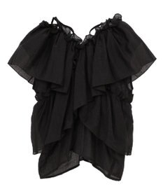 Green Parks マルチＷＡＹオフショルフリルブラウス