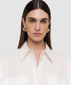 JOSEPH ポプリンコットン　ショートスリーブシャツ