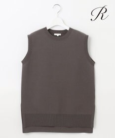 23区 L 【R(アール)】シルクコットン ニットベスト