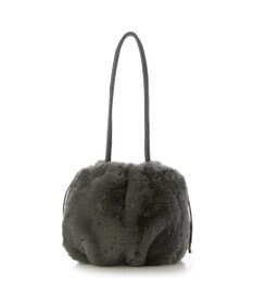 UNBILLION カシュカシュ cachecache / ロングハンドルエコファー巾着トート