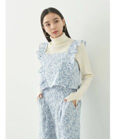 earth music&ecology 隠れウサギ柄ビスチェ