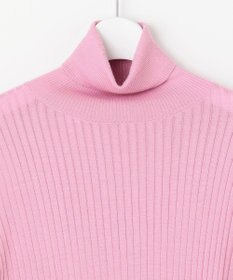 自由区 L 【洗える】カシミヤシルクブレンド タートルネックニット (検索番号:JJ47)