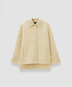 JOSEPH ジオメトリック ダブルフェイス ウールコート