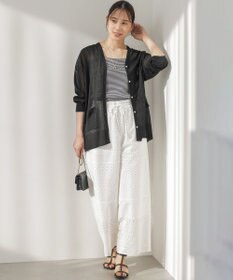 組曲 S 【先行予約】シアーニットVネック カーディガン