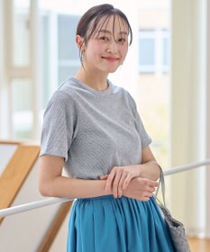 ANY L 【洗濯機可】ラメテレコTシャツ