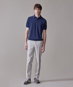 J.PRESS MEN 洗練されたデザインと機能性【ストレッチ】トリコチン ステムテーパード パンツ