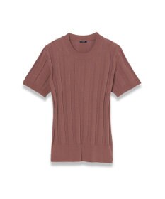 JOSEPH 【WEB&OUTLET限定・洗える】コットンシルクリブ　ラウンドネックニットティー