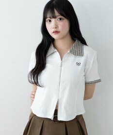 WEGO チェックカラージップトップ