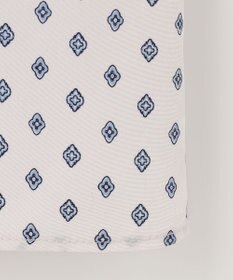 23区 L 【洗える】ジオメトリックパターン フリル ブラウス