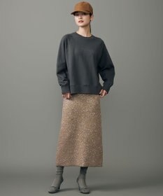 自由区 L クリアループバックレタリング スウェット