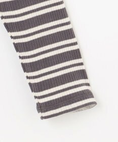 J.PRESS LADIES カシミヤシルクリブタートル ボーダー カットソー