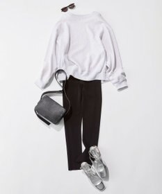 uncrave 【洗える】スムースニット レギンス（uncrave WHITE）