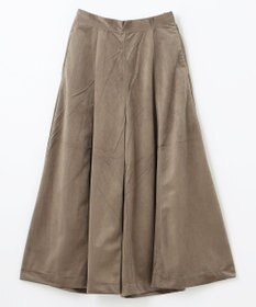 ANY 【洗濯機可】エステルベロア ガウチョパンツ