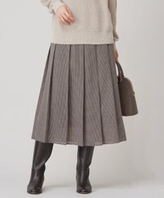 自由区 【セットアップ対応・洗える】ハイツイストビエラプリーツ スカート
