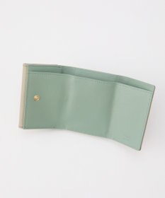 russet 《soeru》モノグラムプレート三つ折りウォレット(SO-397)