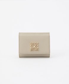 russet 《soeru》モノグラムプレート三つ折りウォレット(SO-397)