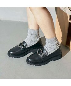 ing <ing>リングビット厚底ローファー