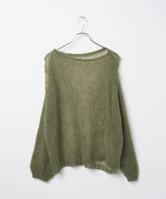 WEGO モヘアライクニットプルオーバー