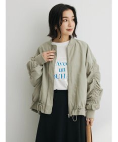 Green Parks 袖ギャザーＭＡー１ブルゾン