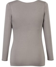 Wing カップ付きインナー あったか素材 ブラトップ ラク きれいなバストシルエット 【シンクロブラトップ  保温タイプ】 8分袖 長袖 秋 冬 ET1864 ウイング／ワコール