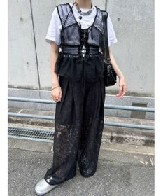 Green Parks レースタックパンツ