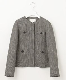 自由区 【洗える】ライトカラミノーカラー ジャケット