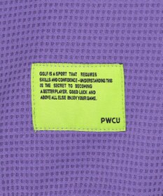 PW CIRCULUS 【WOMEN】ワッフルハーフジップポロ ゴルフウェア レディース