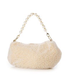 UNBILLION カシュカシュ cachecache / パール調ビーズワンハンドルバッグ