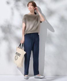 ANY 【新色追加/14色展開】アクリルガーターフレンチスリーブニット