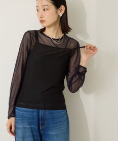 AMERICAN HOLIC 【２点セット】チュールキャミレイヤードトップス