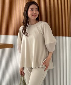 UNFILO BEAUTY MOVE シアースリーブブラウス