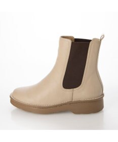 ing <ing>【WEB限定】【3E】【サスティナブルシリーズ】厚底サイドゴアショートブーツ