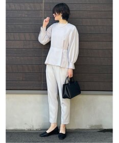 Green Parks ｅｆ－ｄｅ　ペプラムブラウス