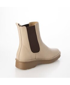 ing <ing>【WEB限定】【3E】【サスティナブルシリーズ】厚底サイドゴアショートブーツ