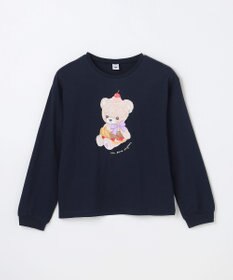ANY KIDS アニマルモチーフ長袖Tシャツ