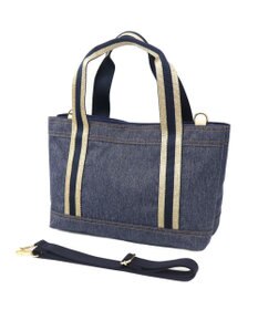 Regalo Felice 【撥水 / 色落ちしないデニム調生地 / ショルダー付】2層トート / REGALO