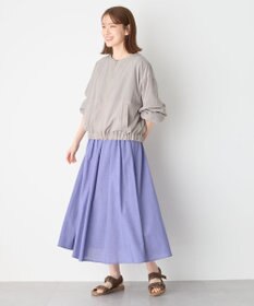 ANY 【手洗い可/UVケア】ノーカラーシアーブルゾン