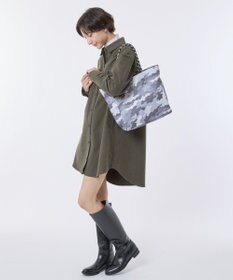 LeSportsac ML 2 WAY TOTE        /2ウェイブラック/グレーカモ